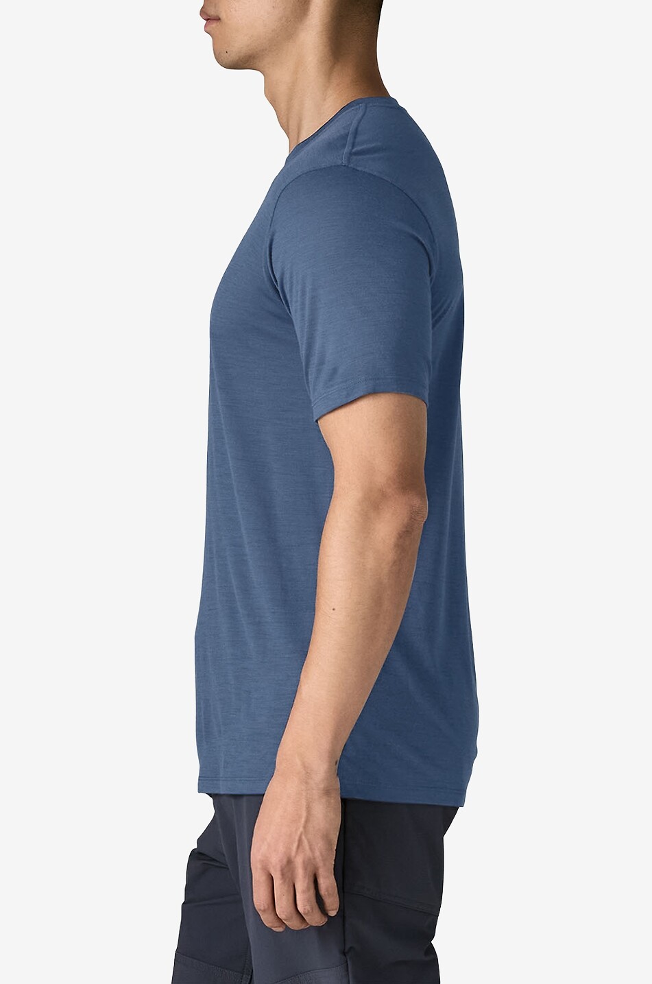 PATAGONIA Capilene Cool merino wool blend crew neck t-shirt Men MEDIUM BLUE 3