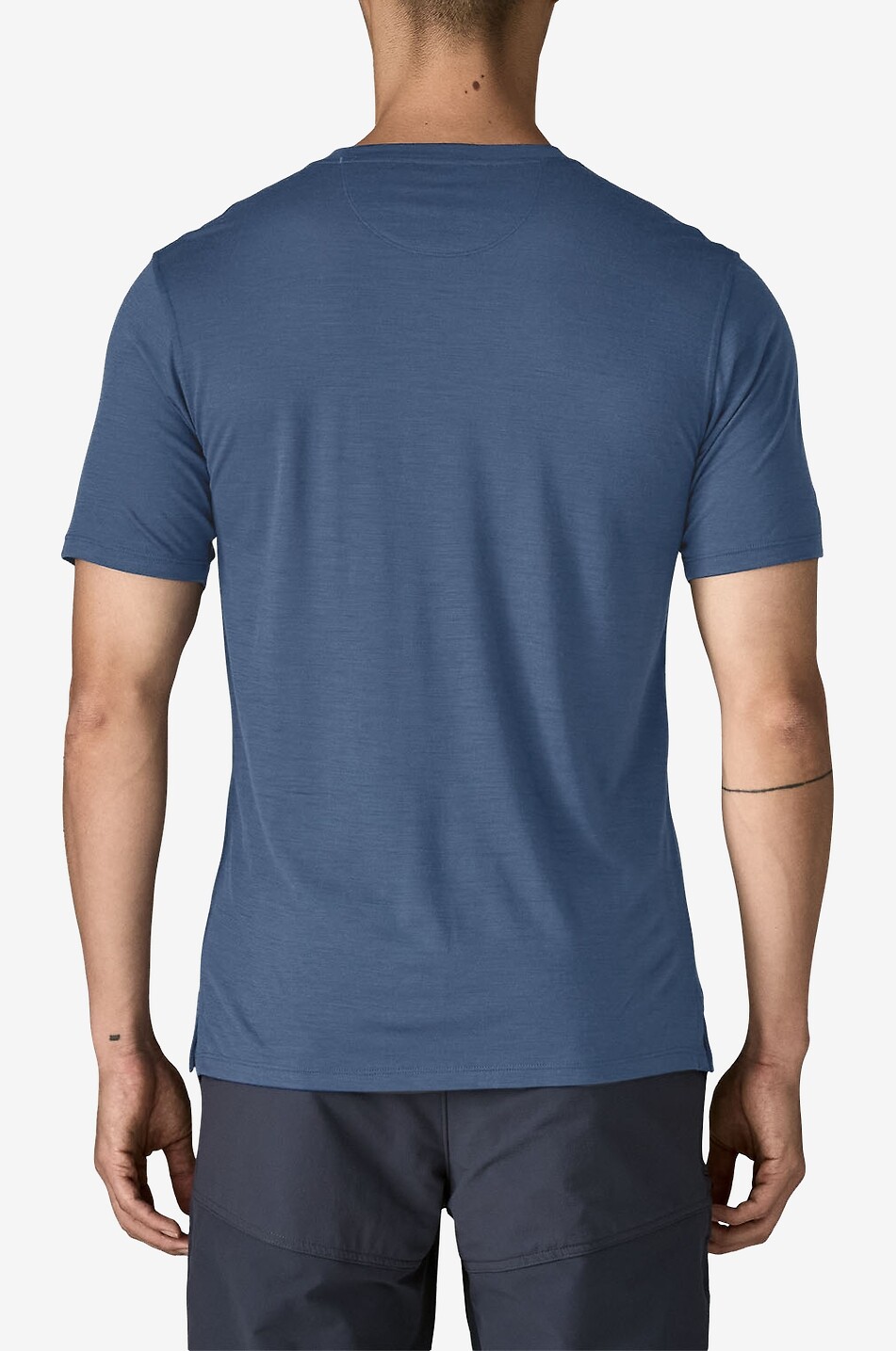 PATAGONIA Capilene Cool merino wool blend crew neck t-shirt Men MEDIUM BLUE 4