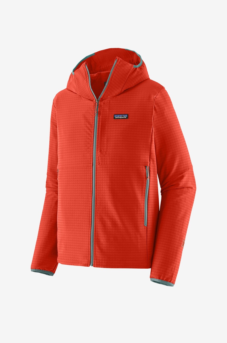 Veste coupe-vent à capuche en tissu technique R1 TechFace