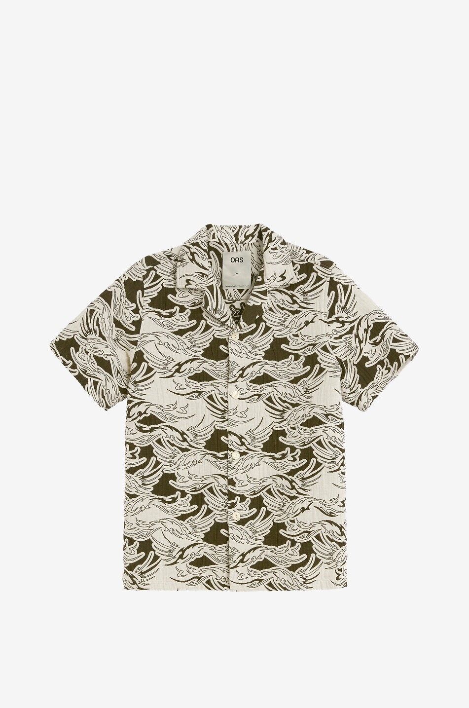 Kurzarm-Hemd aus Baumwollmix Rogue Cuba