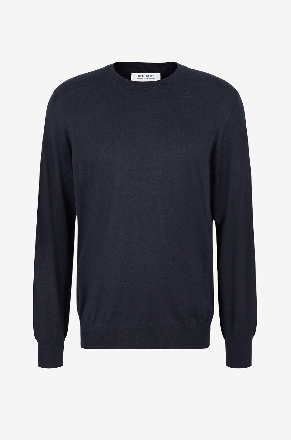 GRAN SASSO Pullover mit Rundhalsausschnitt aus Kaschmir und Seide Herren DUNKELBLAU 1