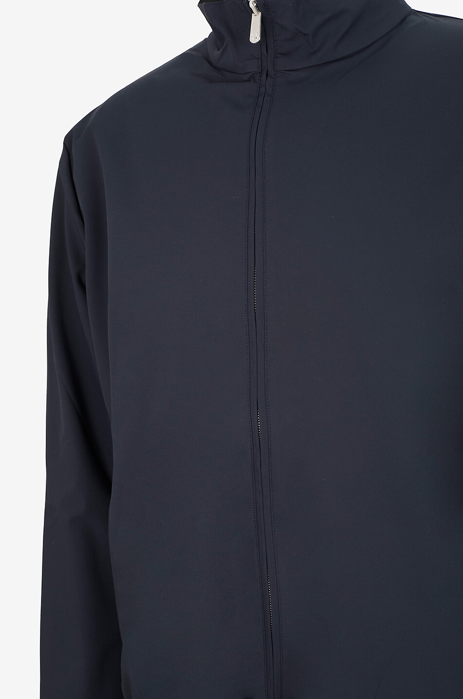 MARCO PESCAROLO Forza D reversible high-neck bomber jacket in canvas Men DARK BLUE 5