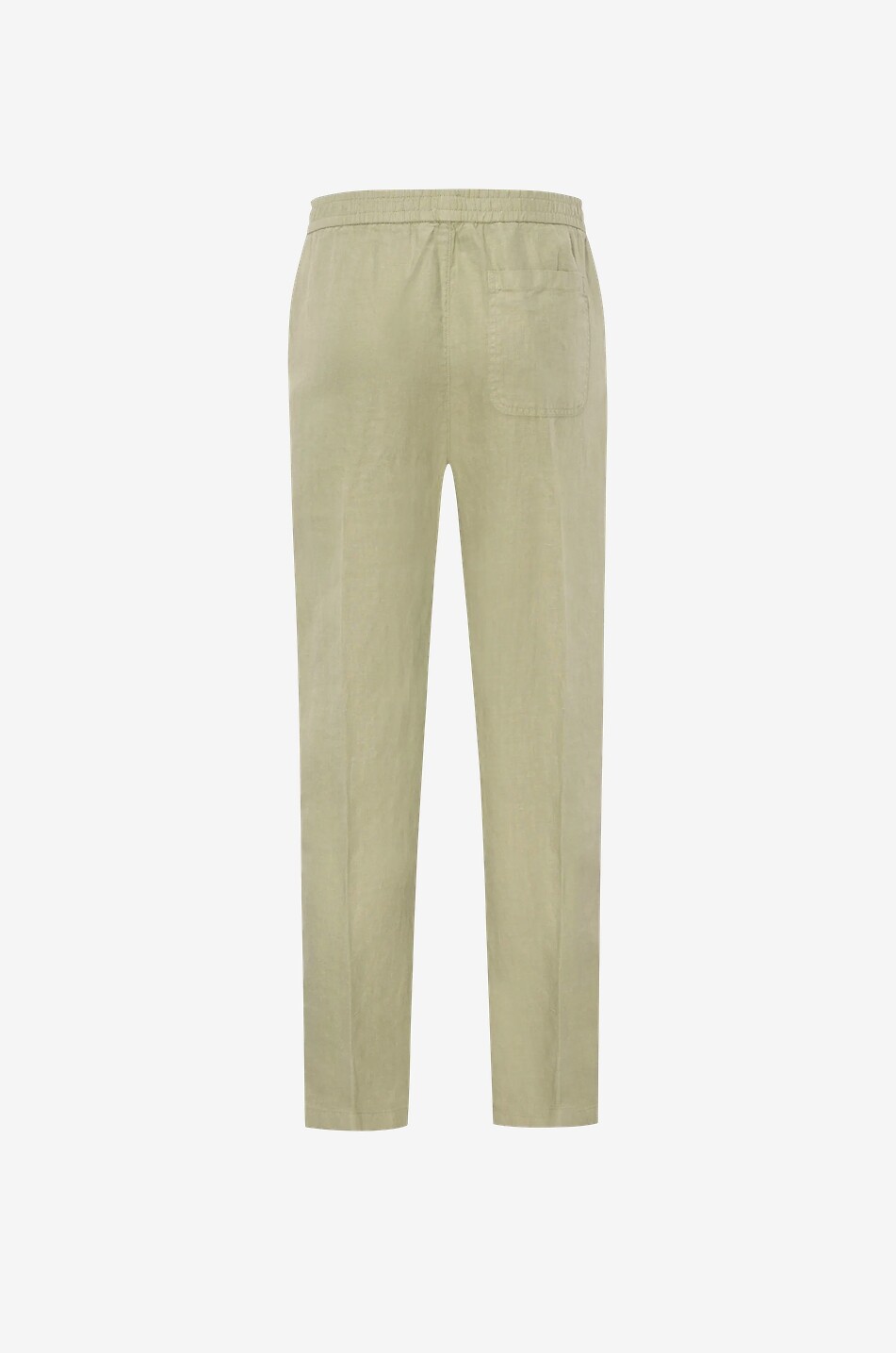 04651/ Straight-leg linen trousers Men KHAKI 2