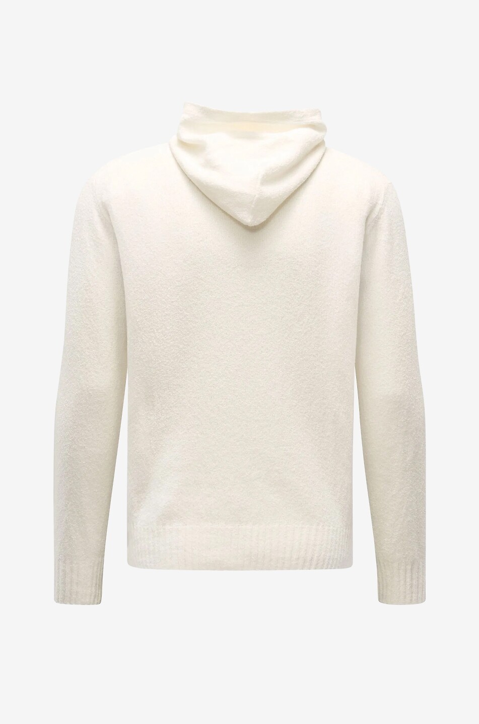 04651/ Sweat-shirt à capuche en coton mélangé Homme BLANC 2