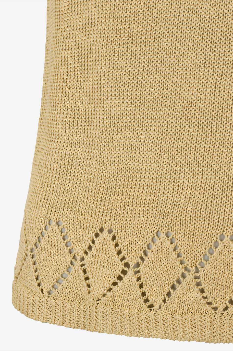 HEMISPHERE Top à col rond à bretelles en lin Femme JAUNE 3