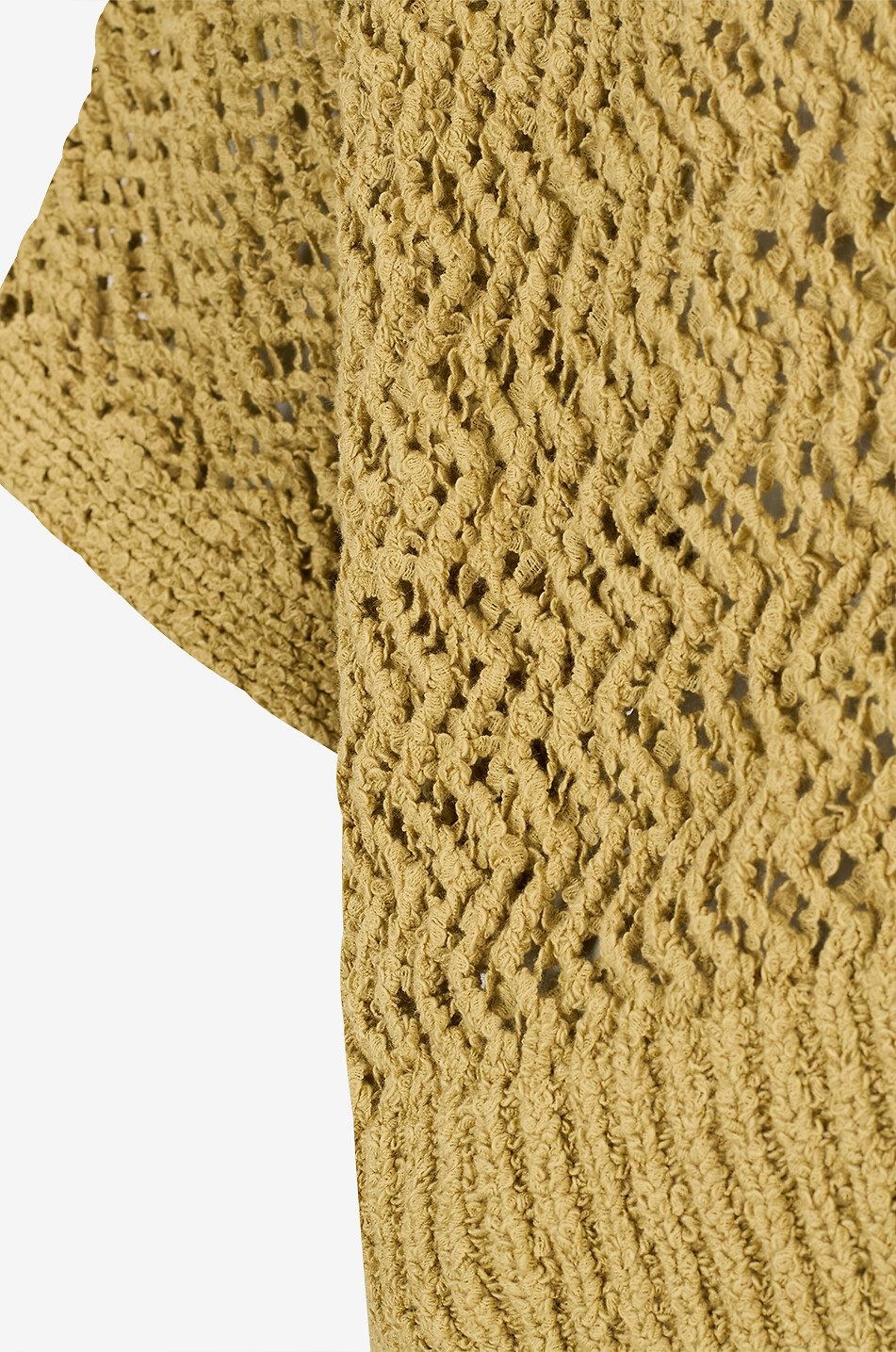 HEMISPHERE Cardigan V-neck cotton crochet Women DARK GREEN 3