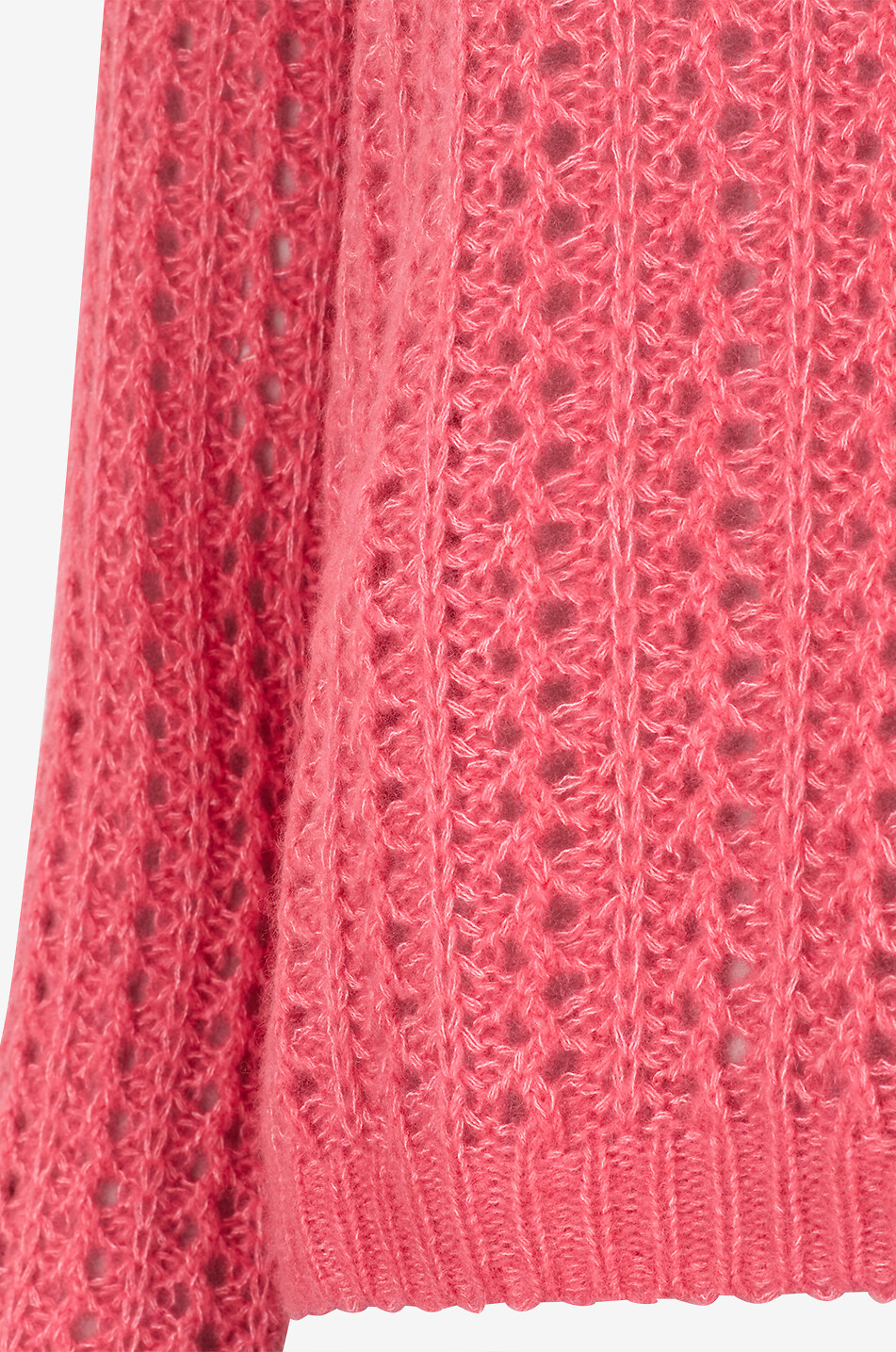 HEMISPHERE Pullover mit Rundhalsausschnitt aus Kaschmir und Baumwolle Damen MITTELROSA 3