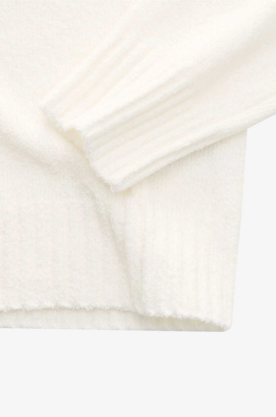 04651/ Sweat-shirt à capuche en coton mélangé Homme BLANC 3