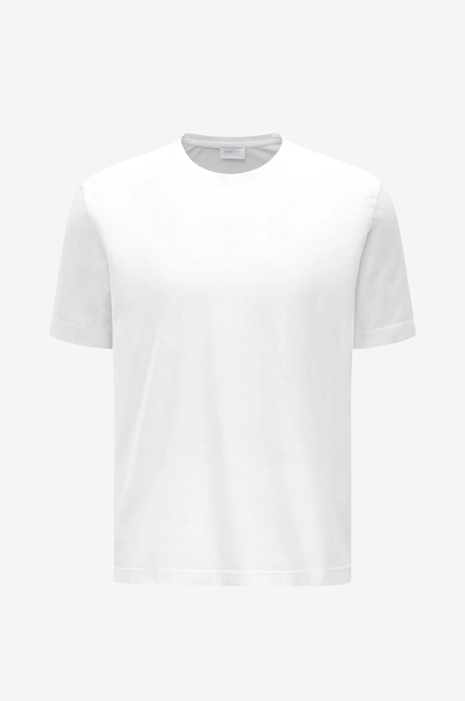 Round-neck cotton jersey T-shirt
