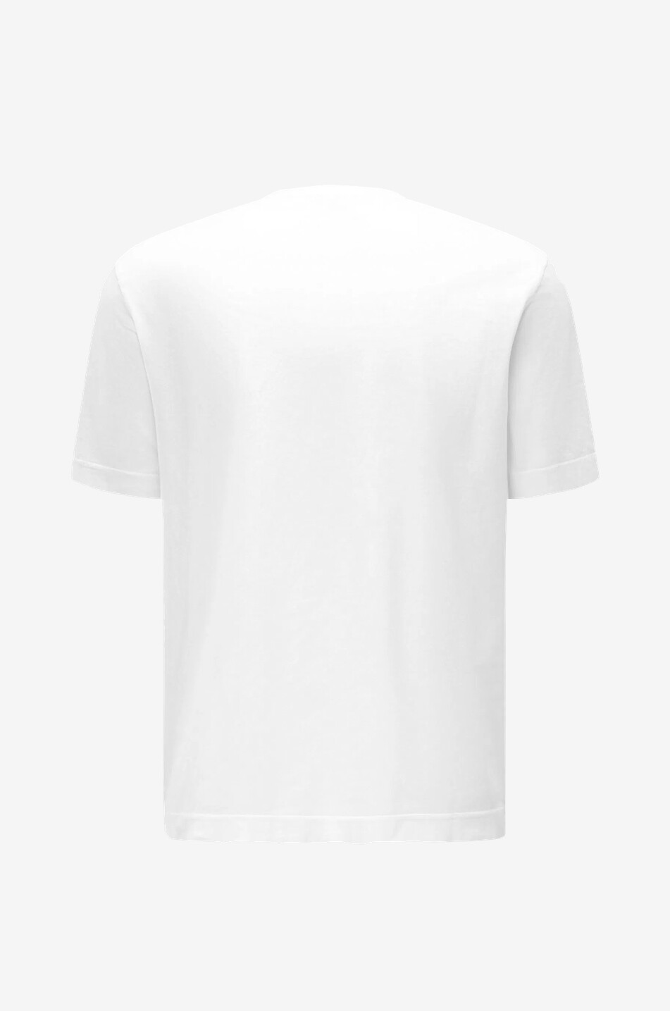 04651/ Round-neck cotton jersey T-shirt Men WHITE 2