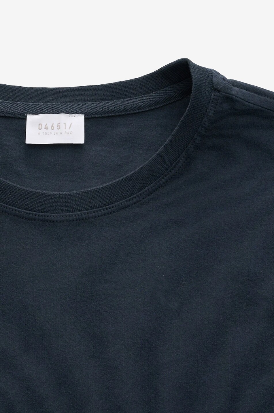 04651/ Round-neck cotton jersey T-shirt Men DARK BLUE 3