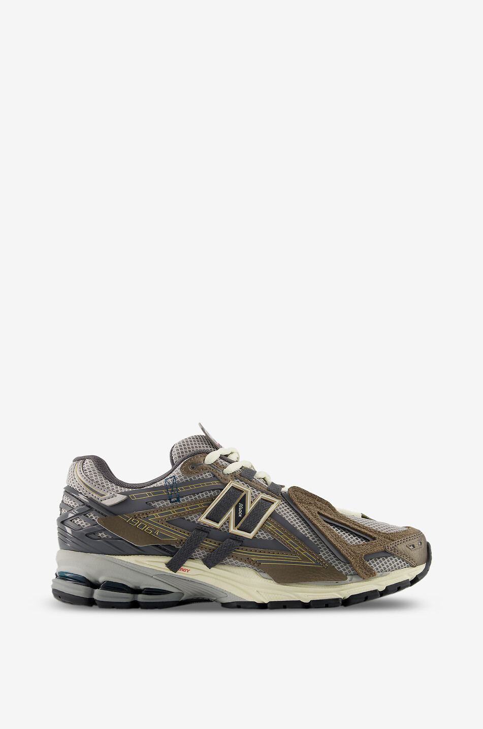 1906R leather and mesh low-top sneakers