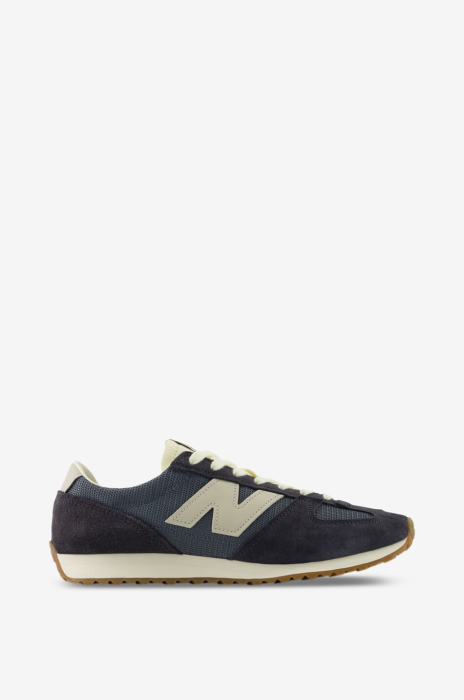 NEW BALANCE 471 suede low-top trainers with embroidered logo Men BLUE 2