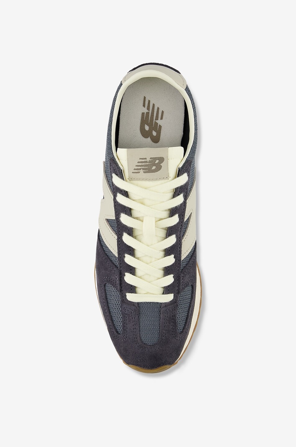 NEW BALANCE 471 suede low-top trainers with embroidered logo Men BLUE 5