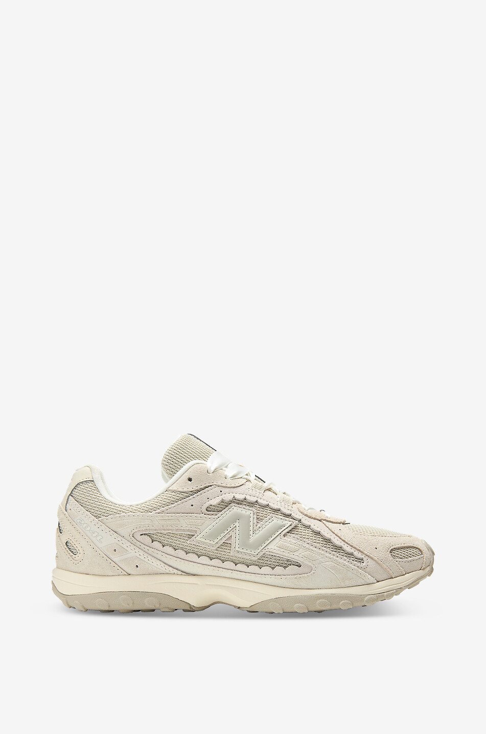 NEW BALANCE 204 suede and mesh low-top sneakers Women BEIGE 1