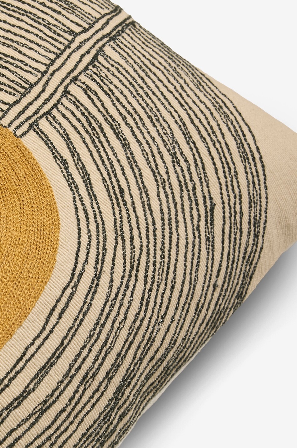 MAISON SARAH LAVOINE Mirage rectangular cotton and wool cushion Home MULTI COLOURED 1 2