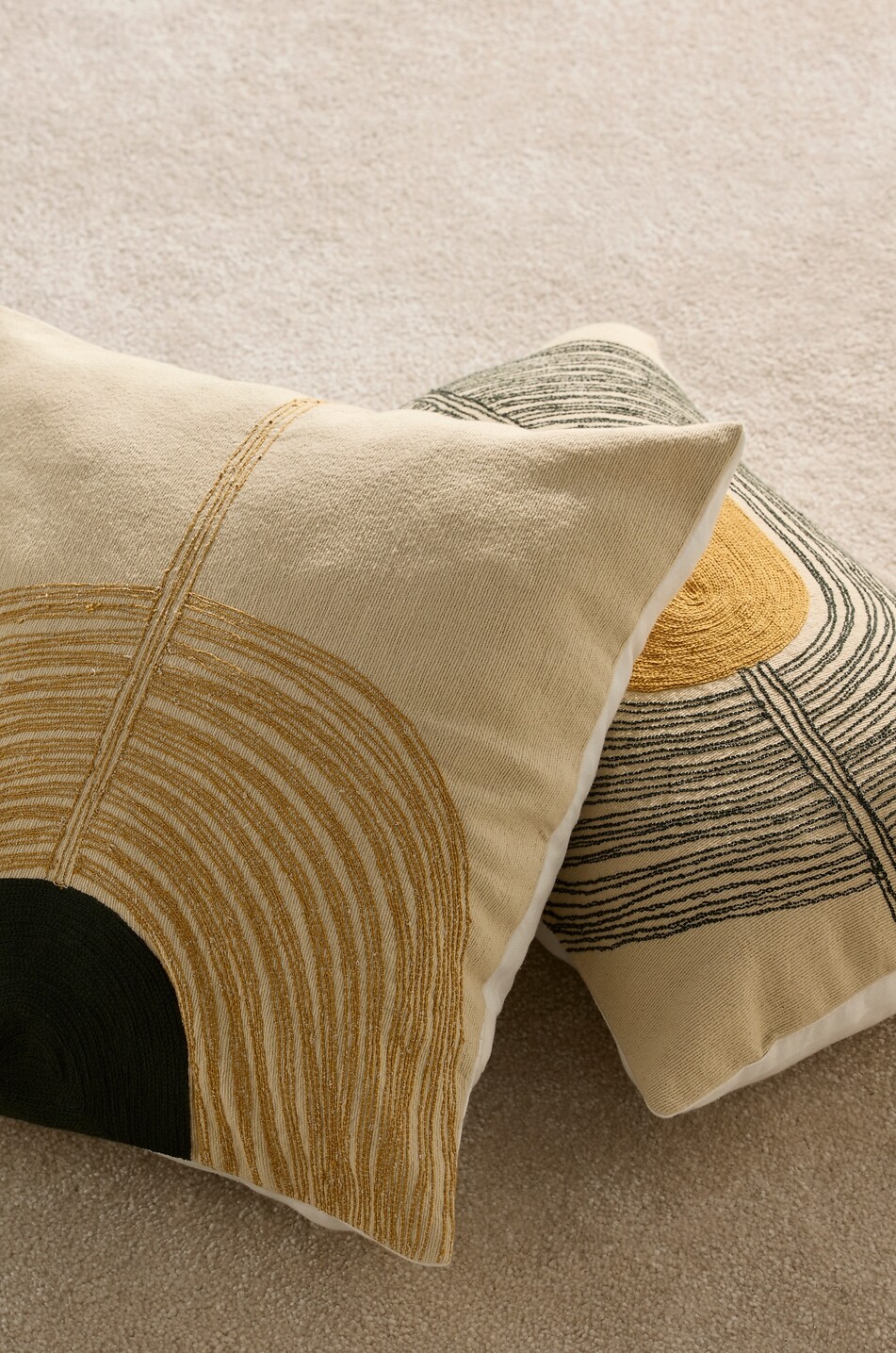 MAISON SARAH LAVOINE Mirage rectangular cotton and wool cushion Home MULTI COLOURED 1 3