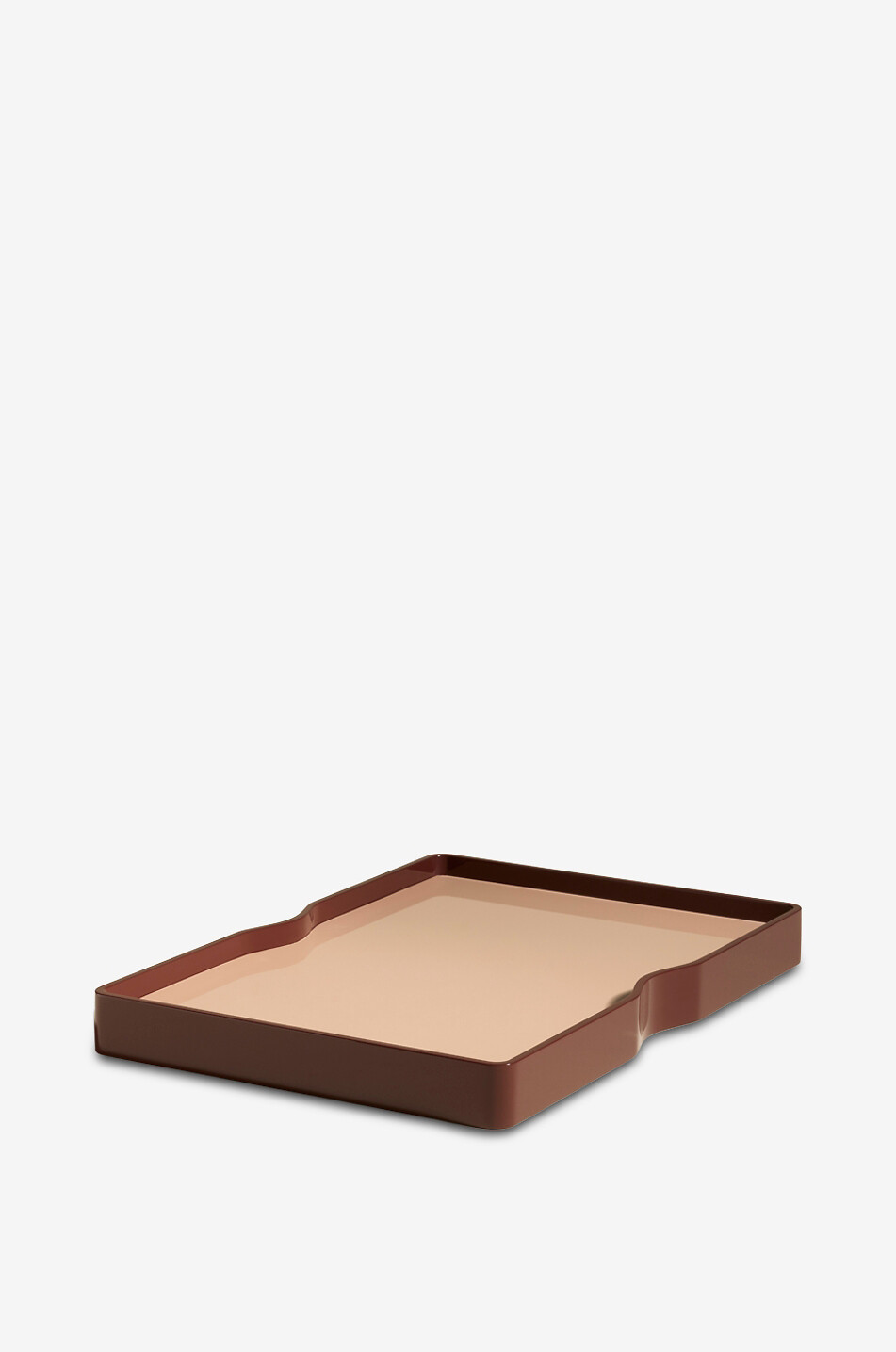 Plateau rectangulaire en MDF laqué Versa - L48