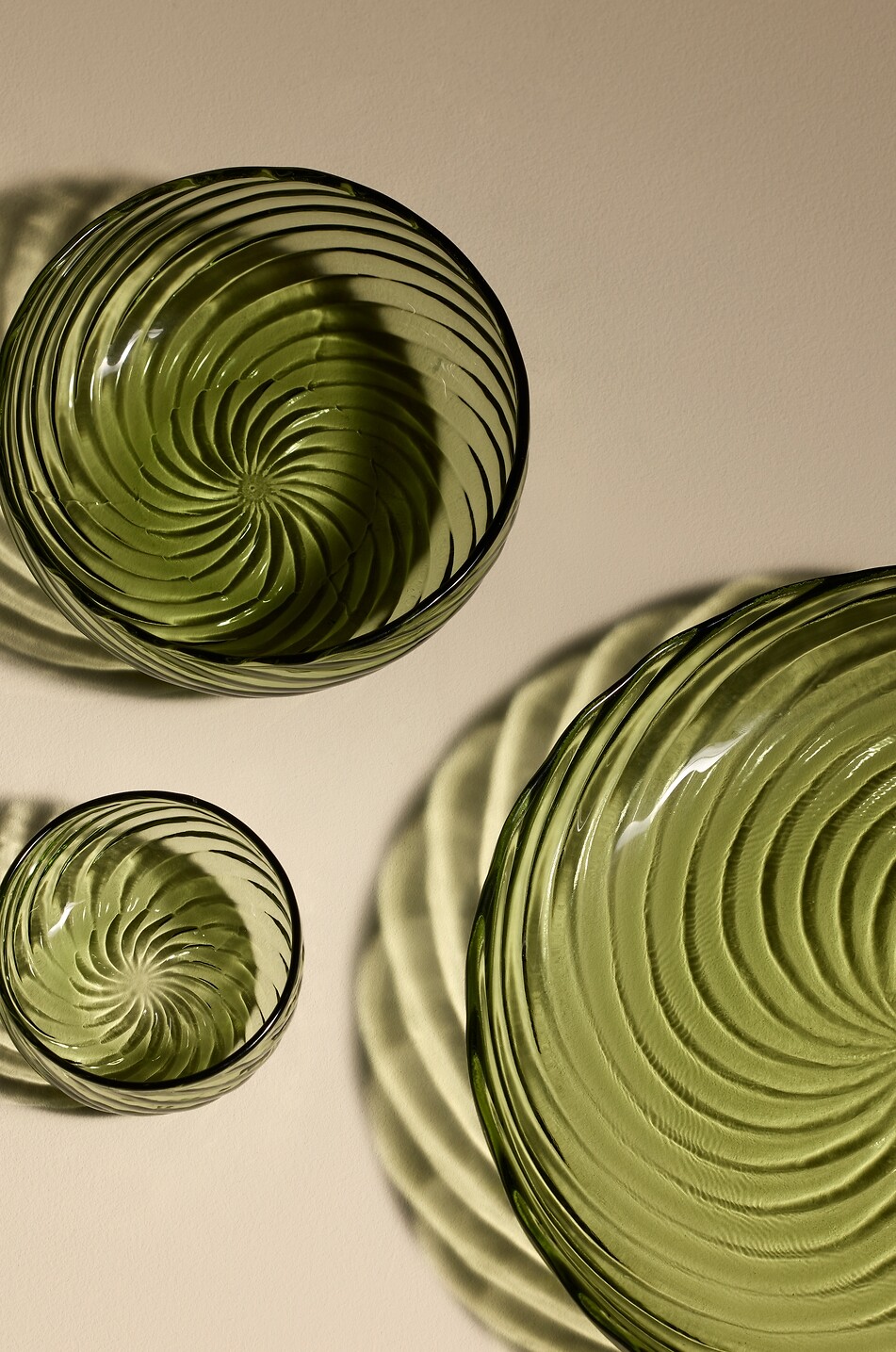 MAISON SARAH LAVOINE Runde Glasschale Eclat Haus GRÜN 3