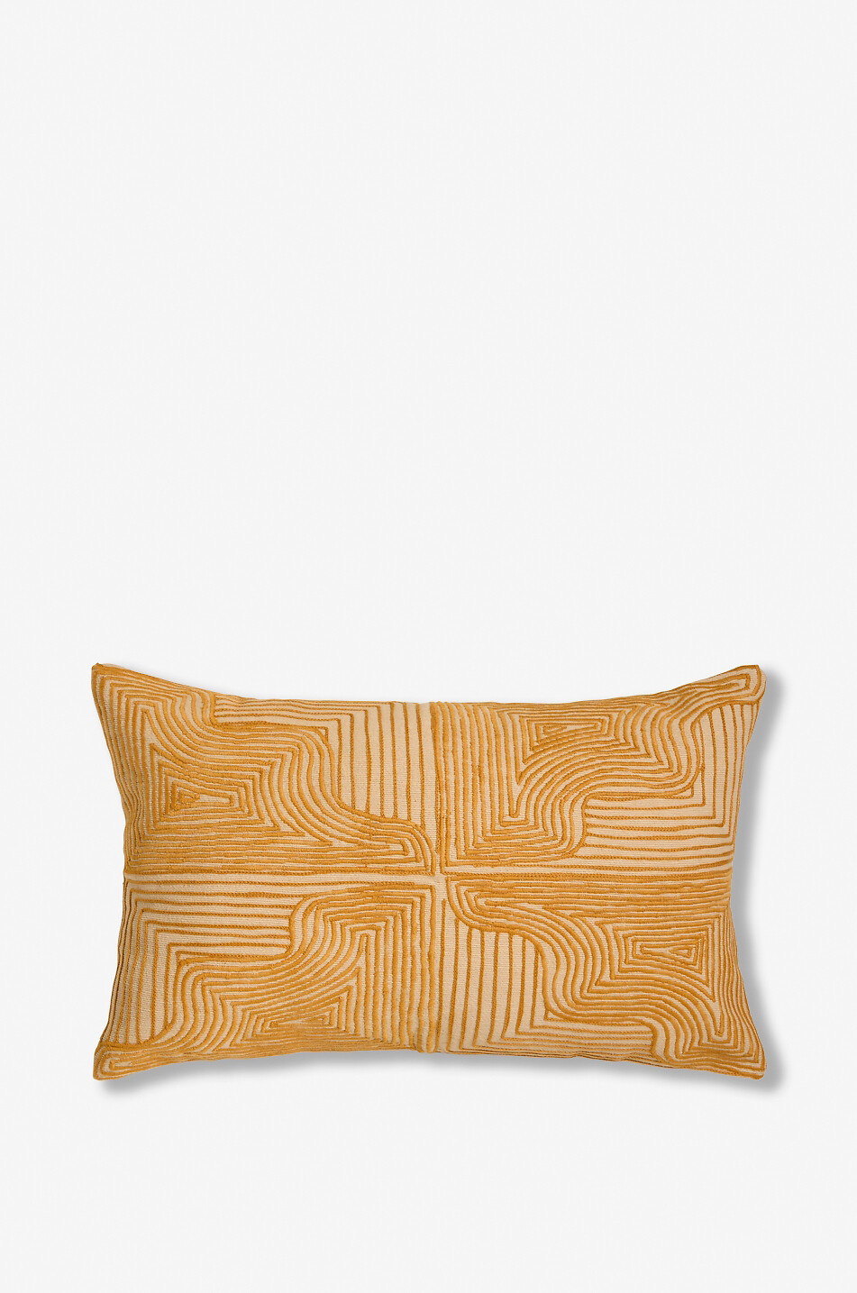 Onda cotton and wool rectangular cushion