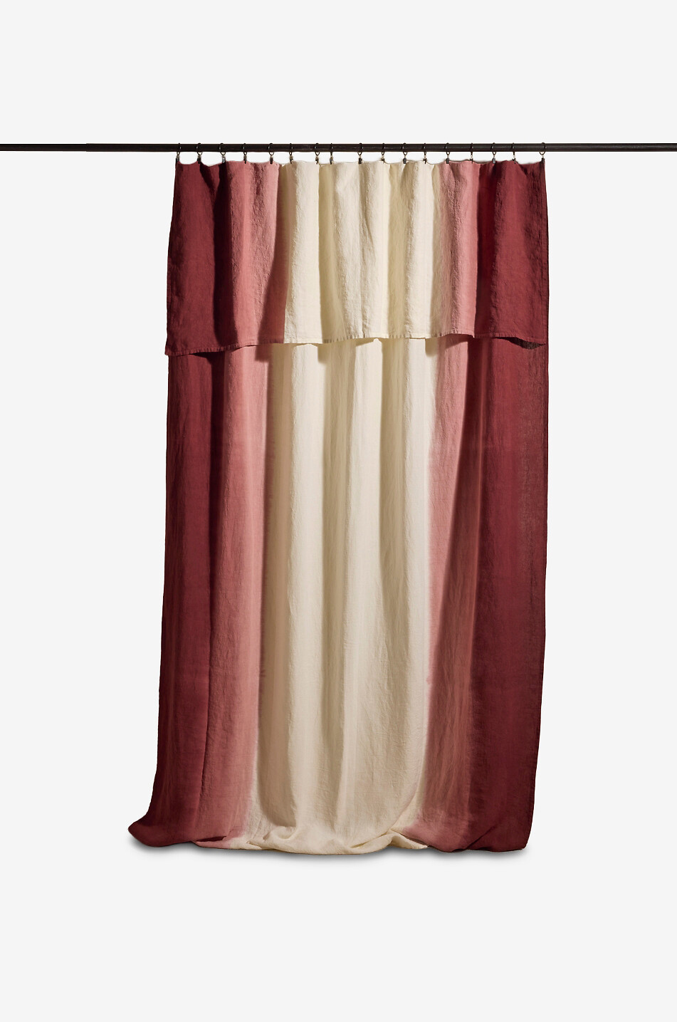 MAISON SARAH LAVOINE Nappe et rideau rectangulaire 2 en 1 en lin Dip Dye Maison MULTICOLORE 1