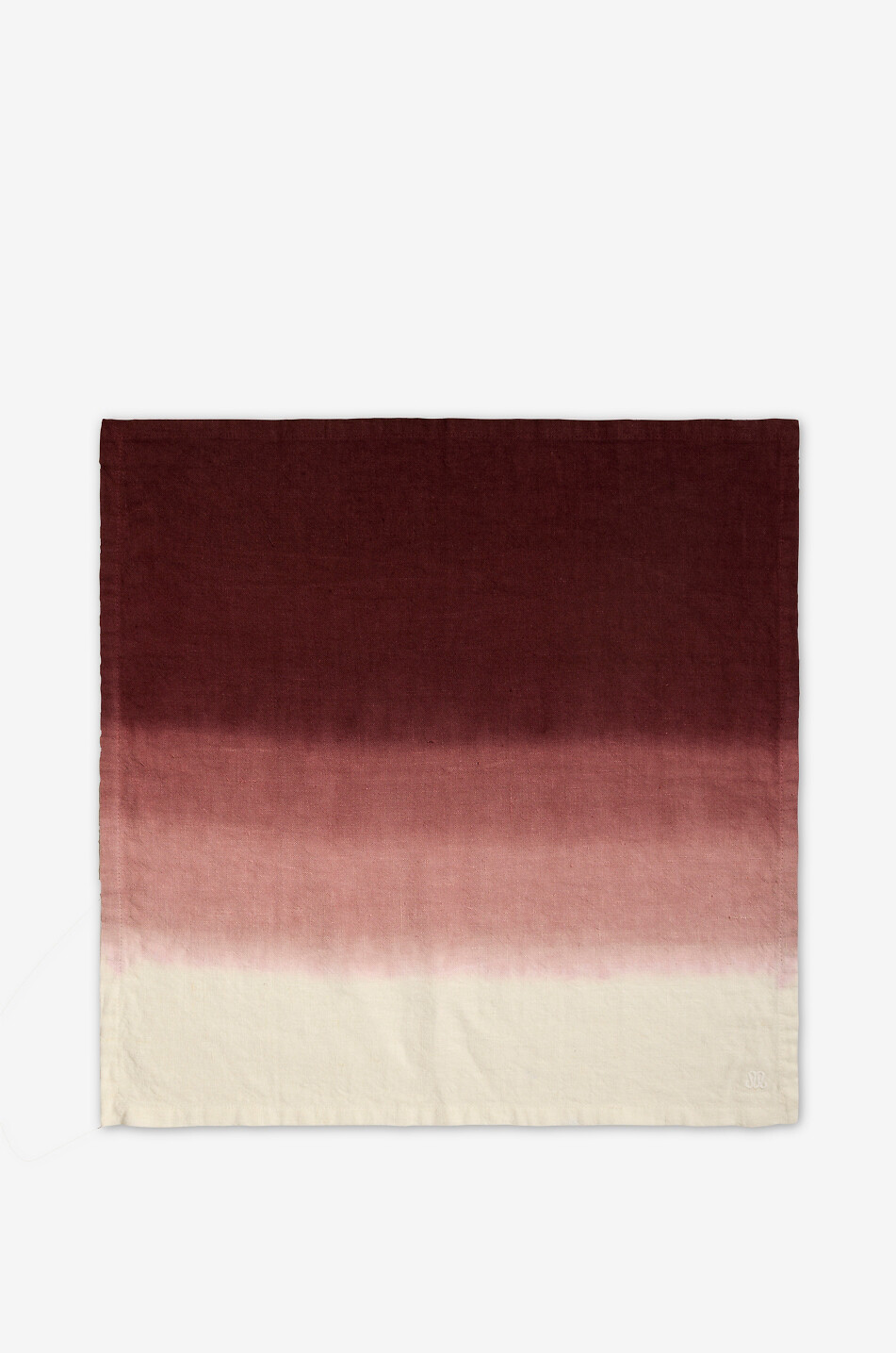 Dip Dye linen table napkin