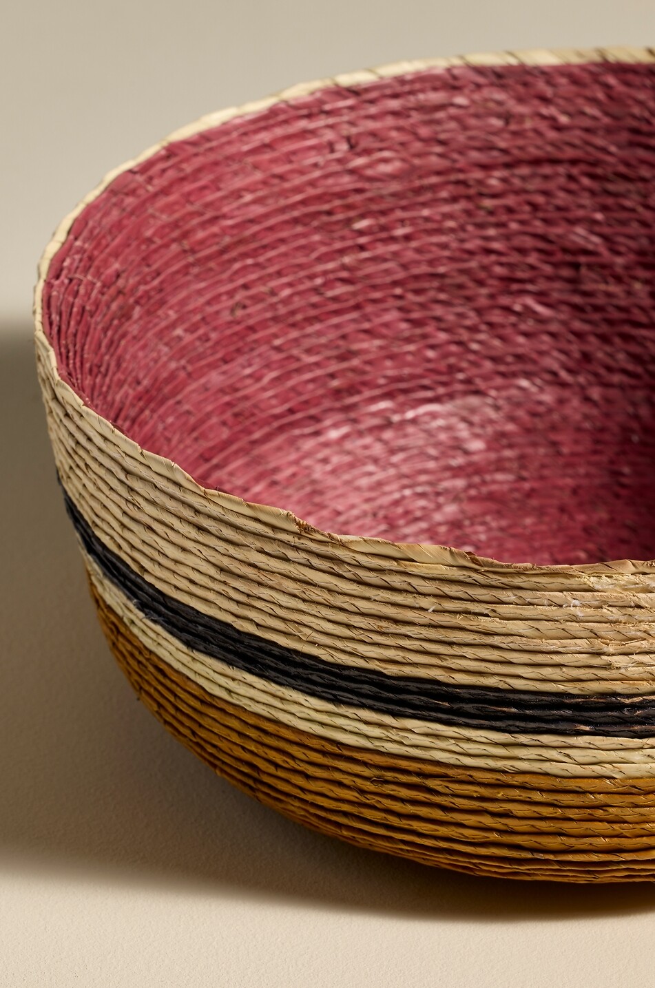 MAISON SARAH LAVOINE Globe palm basket 25 cm Home MULTI COLOURED 1 2