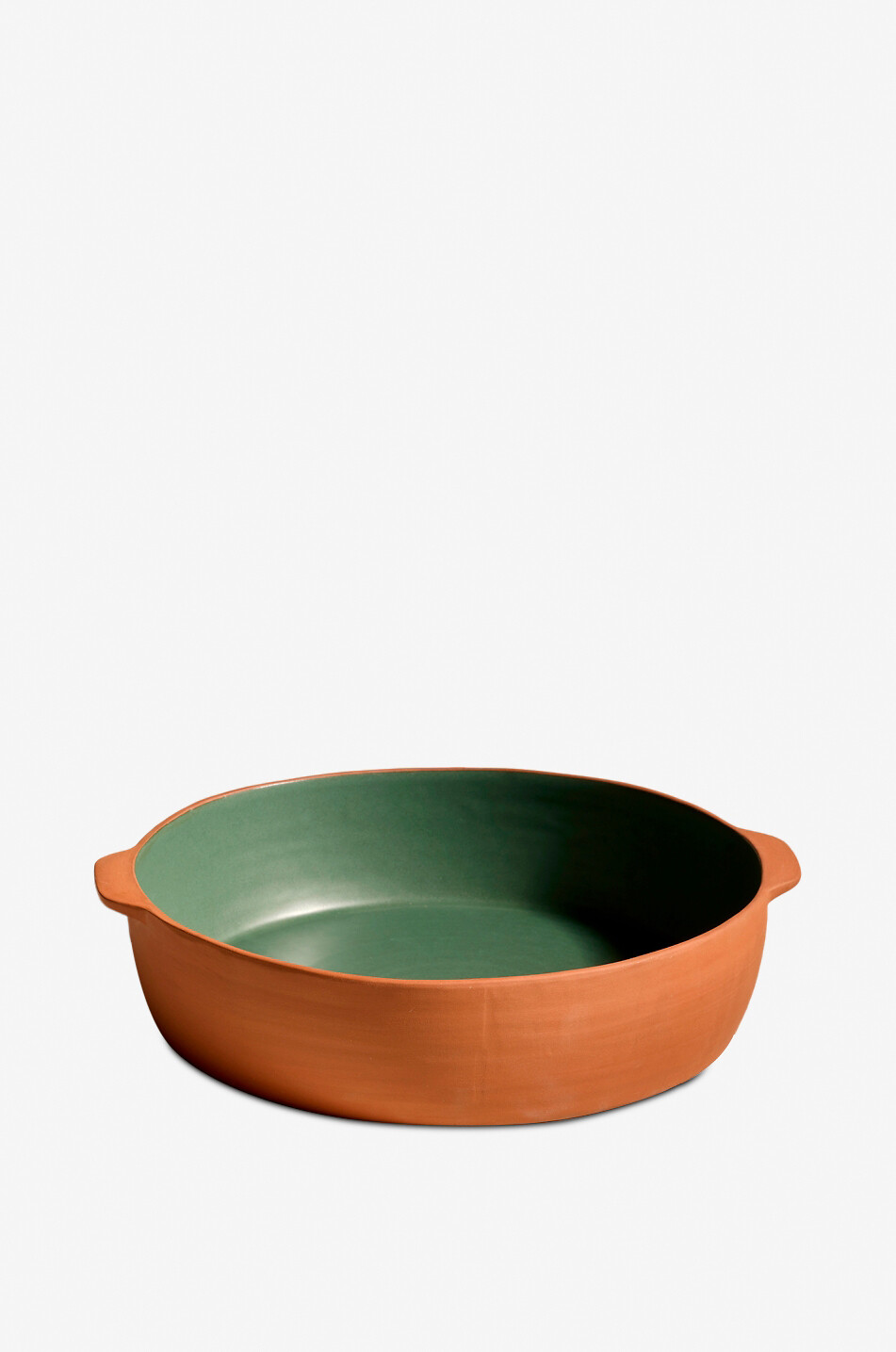 Plat rond en terre cuite Terra