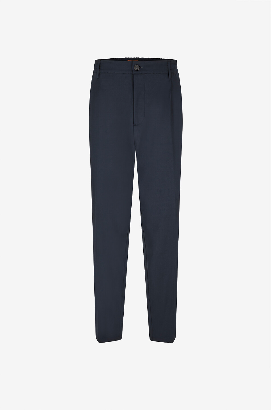 CRUNA Mitte slim trousers in blended virgin wool Men DARK BLUE 1
