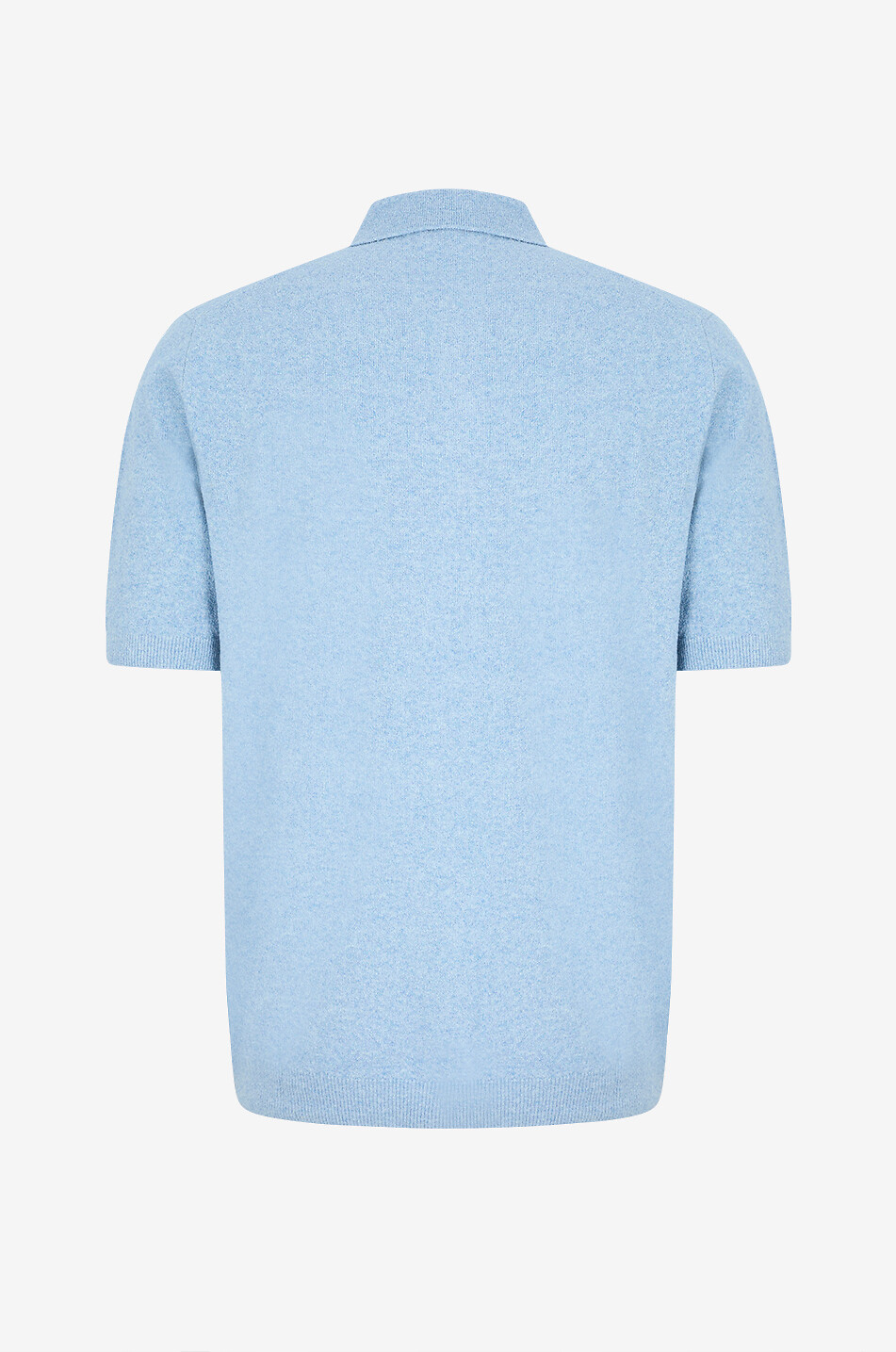 SLOWEAR Kurzärmeliges Polo aus Baumwollstrick Herren BLAU 2