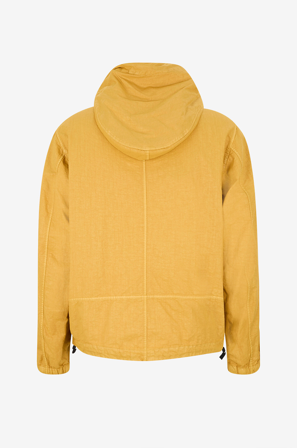 STONE ISLAND Veste légère courte à capuche en toile Homme JAUNE 2