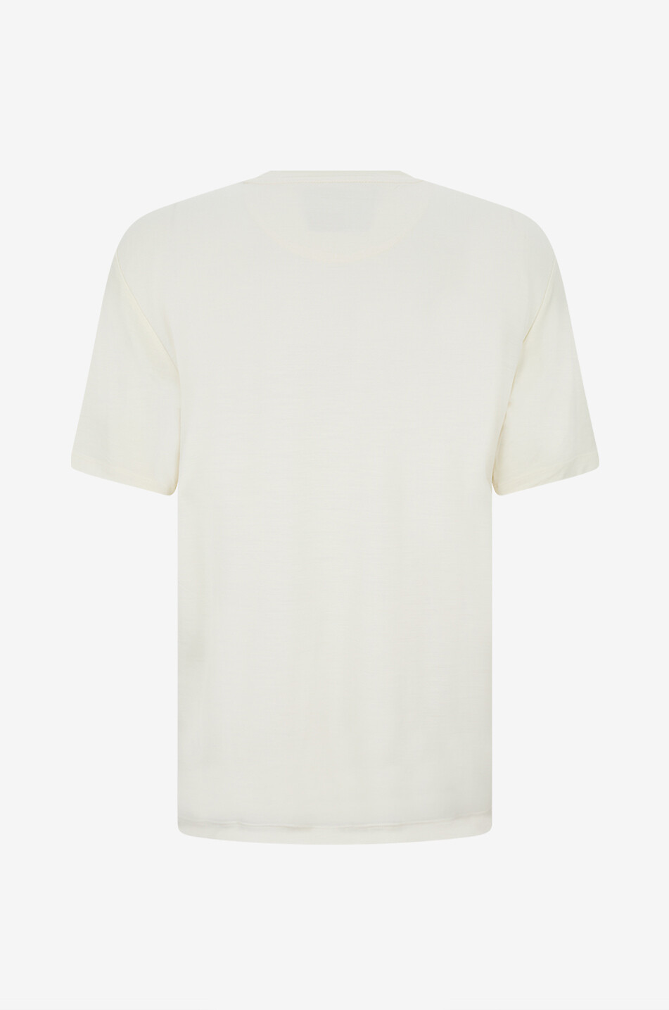 MARCO PESCAROLO James wool jersey short-sleeved T-shirt Men EGGSHELL 2