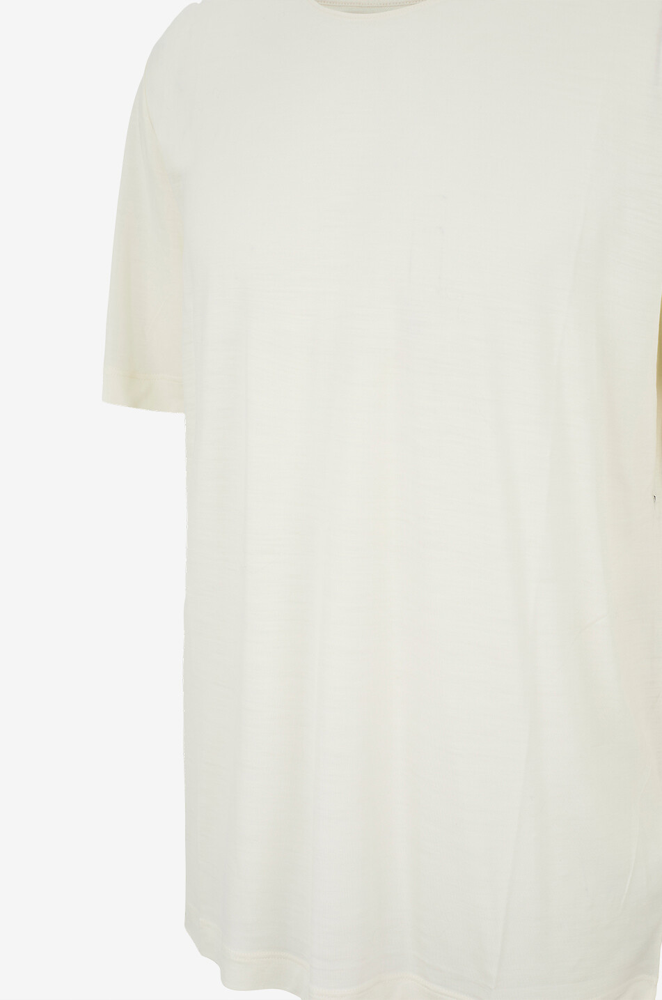 MARCO PESCAROLO James wool jersey short-sleeved T-shirt Men EGGSHELL 3