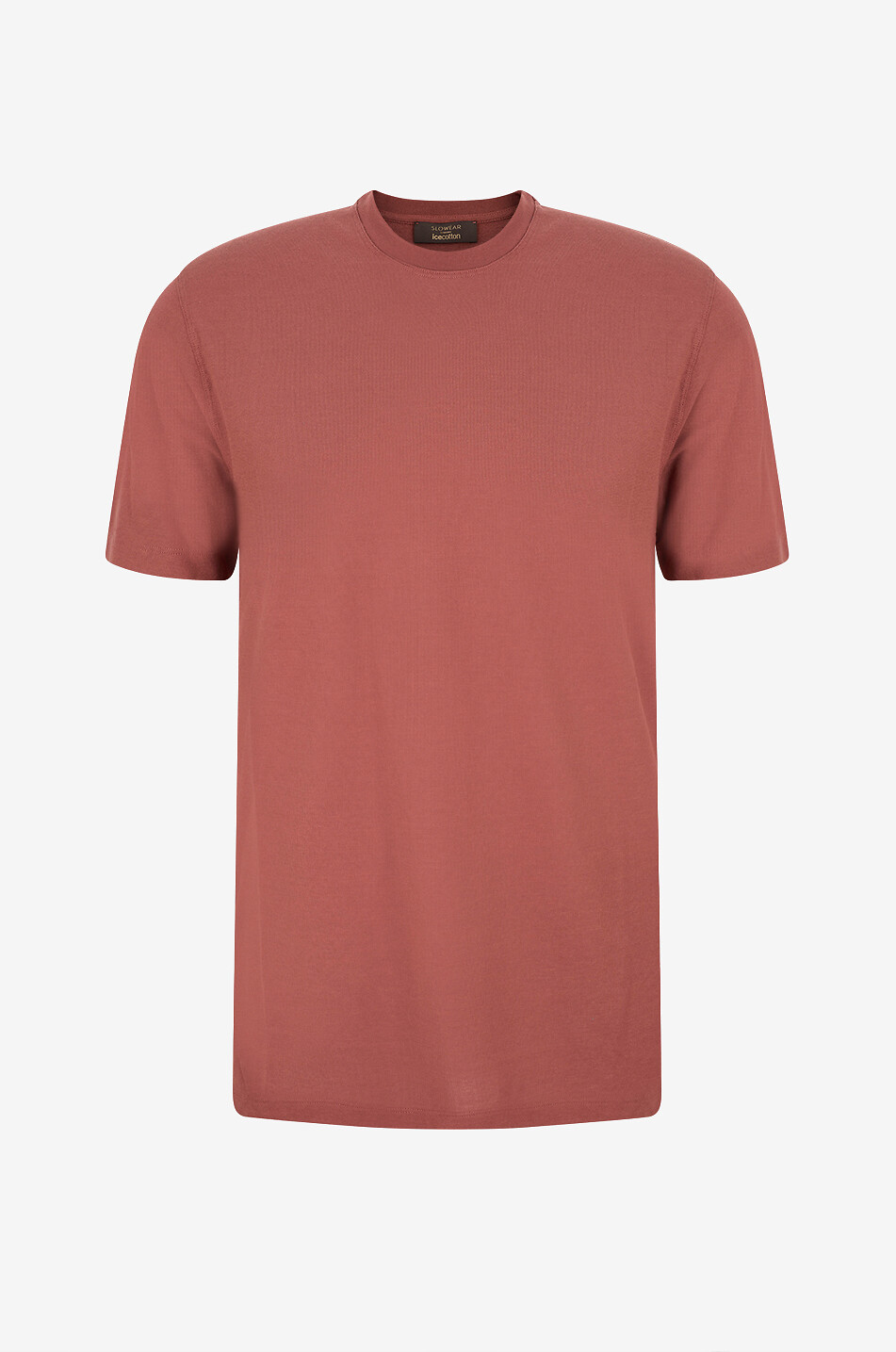 SLOWEAR Kurzarm-T-Shirt aus Baumwolljersey Herren ROT 1