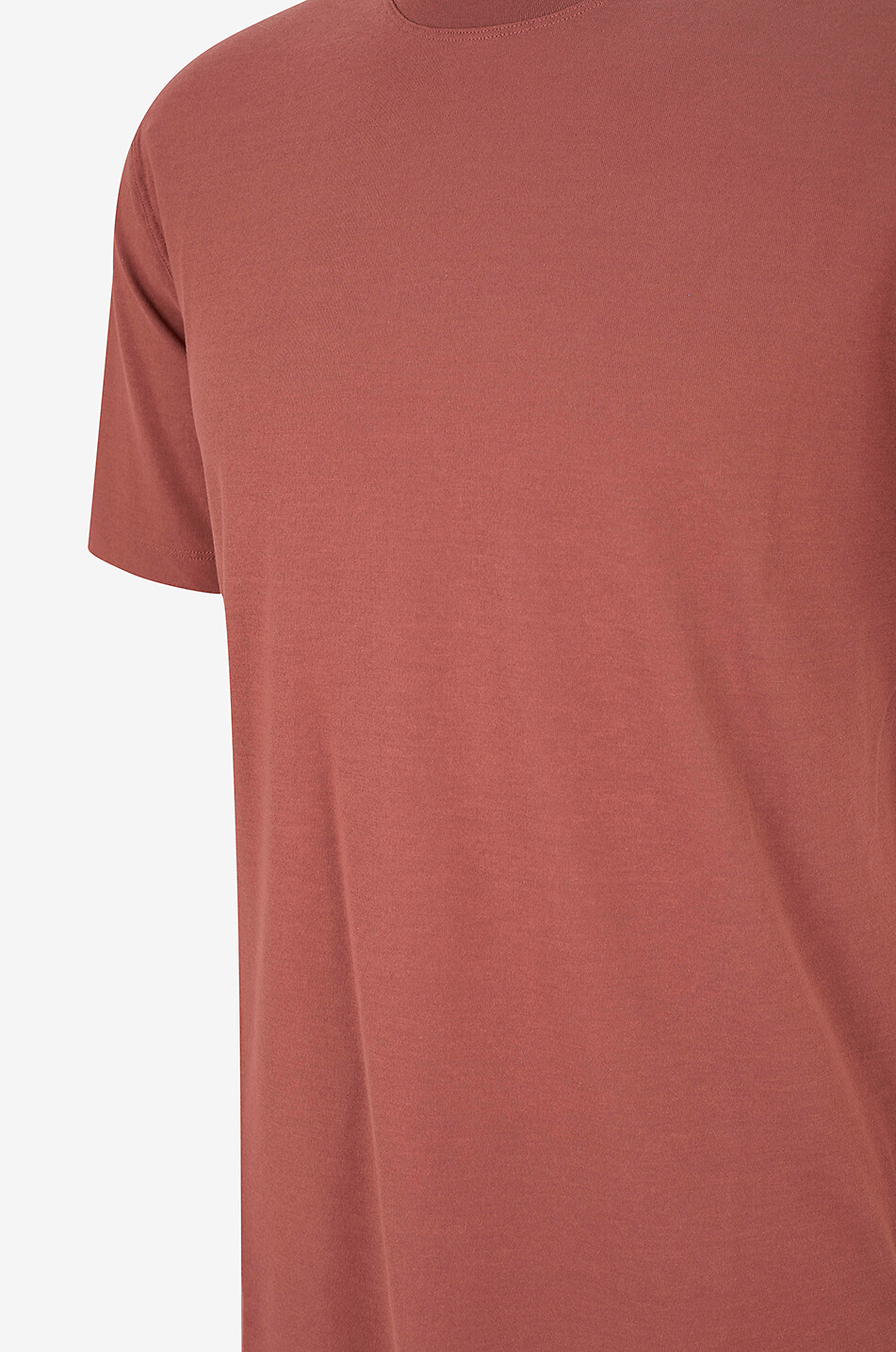 SLOWEAR Kurzarm-T-Shirt aus Baumwolljersey Herren ROT 3