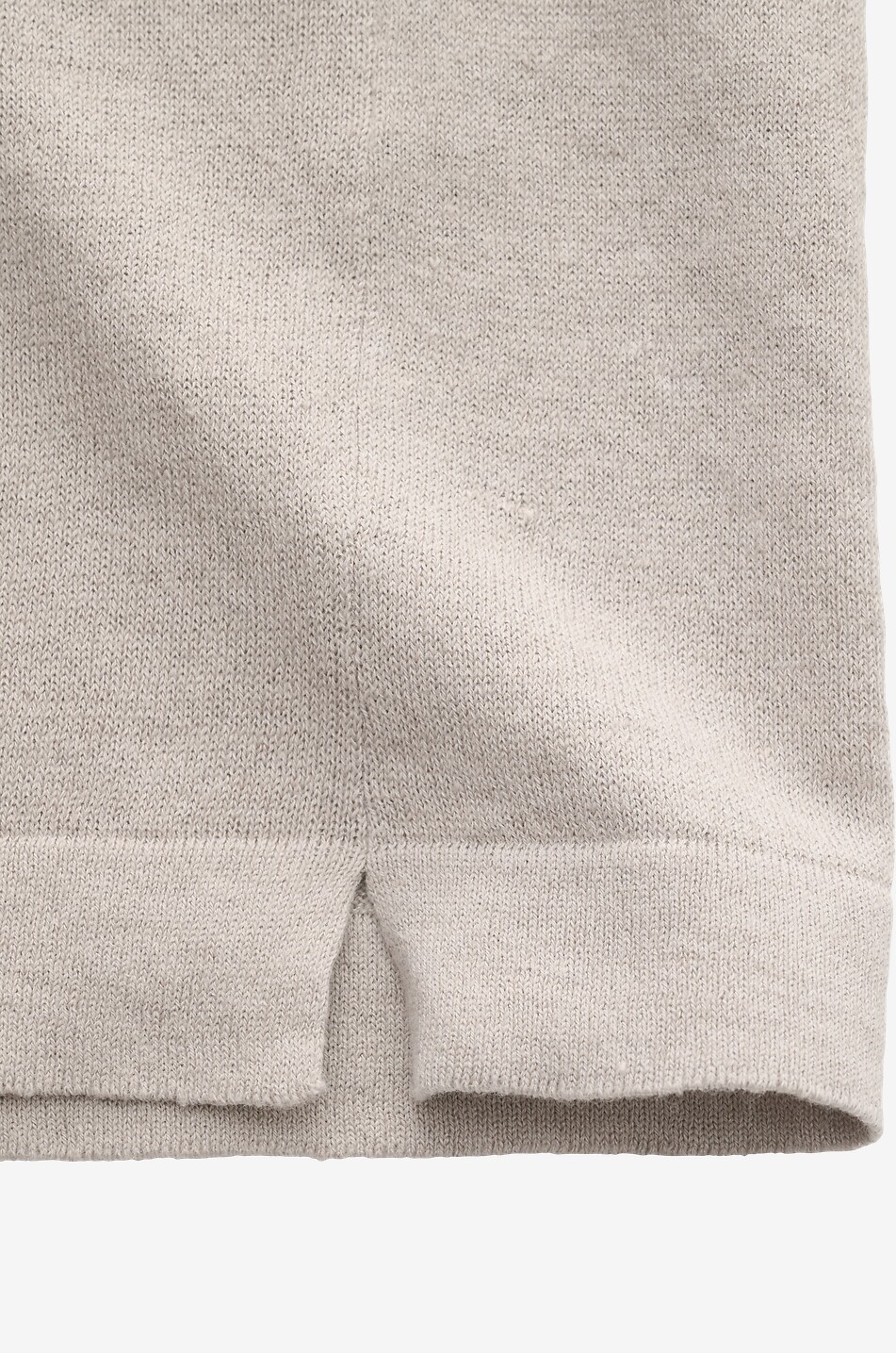 04651/ T-Shirt mit Rundhalsausschnitt aus Leinen und Baumwolle Herren GRAU 6