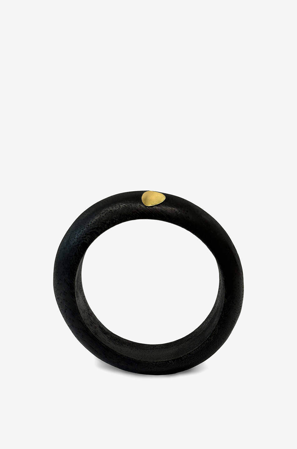 GOOSSENS PARIS Armreif aus Holz und Messing Solstice Damen SCHWARZ 2