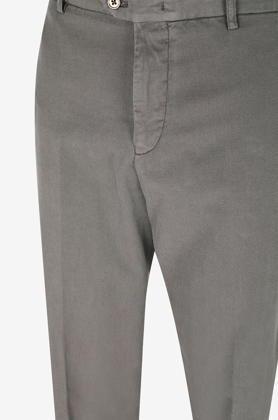MARCO PESCAROLO Pantalon slim en sergé de coton et soie Evo Homme MARRON FONCÉ 3