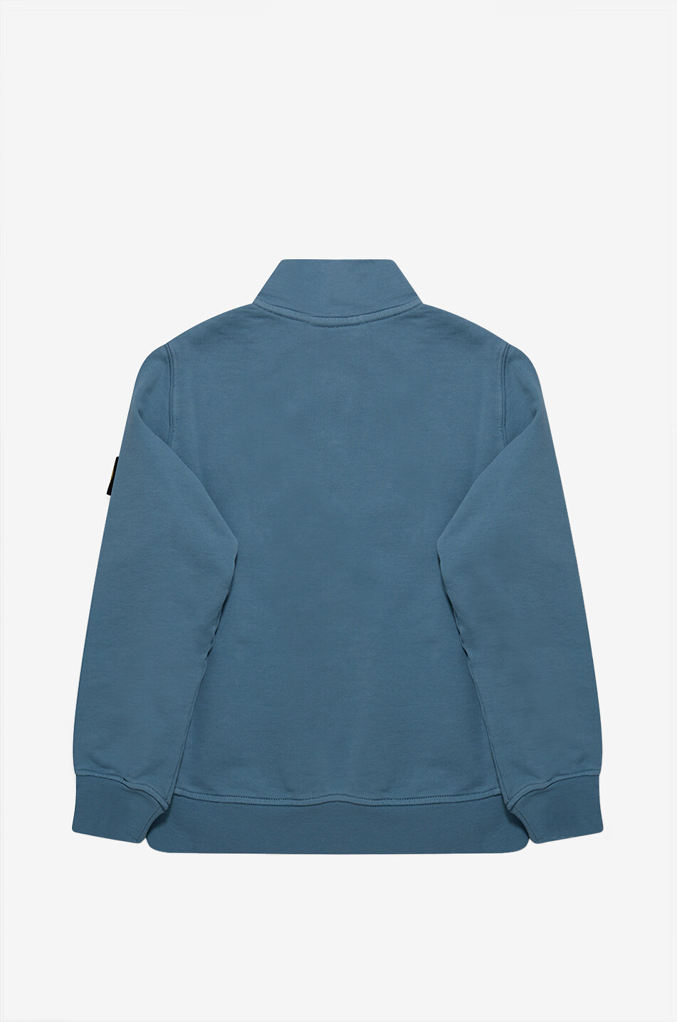 STONE ISLAND JUNIOR Boy's embroidered logo cotton fleece sweatshirt Boy BLUE 2