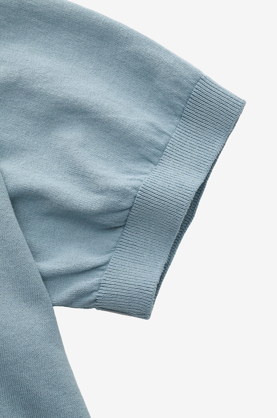 04651/ Polo à col polo en coton Crepe Cotton Johnny Homme BLEU 4