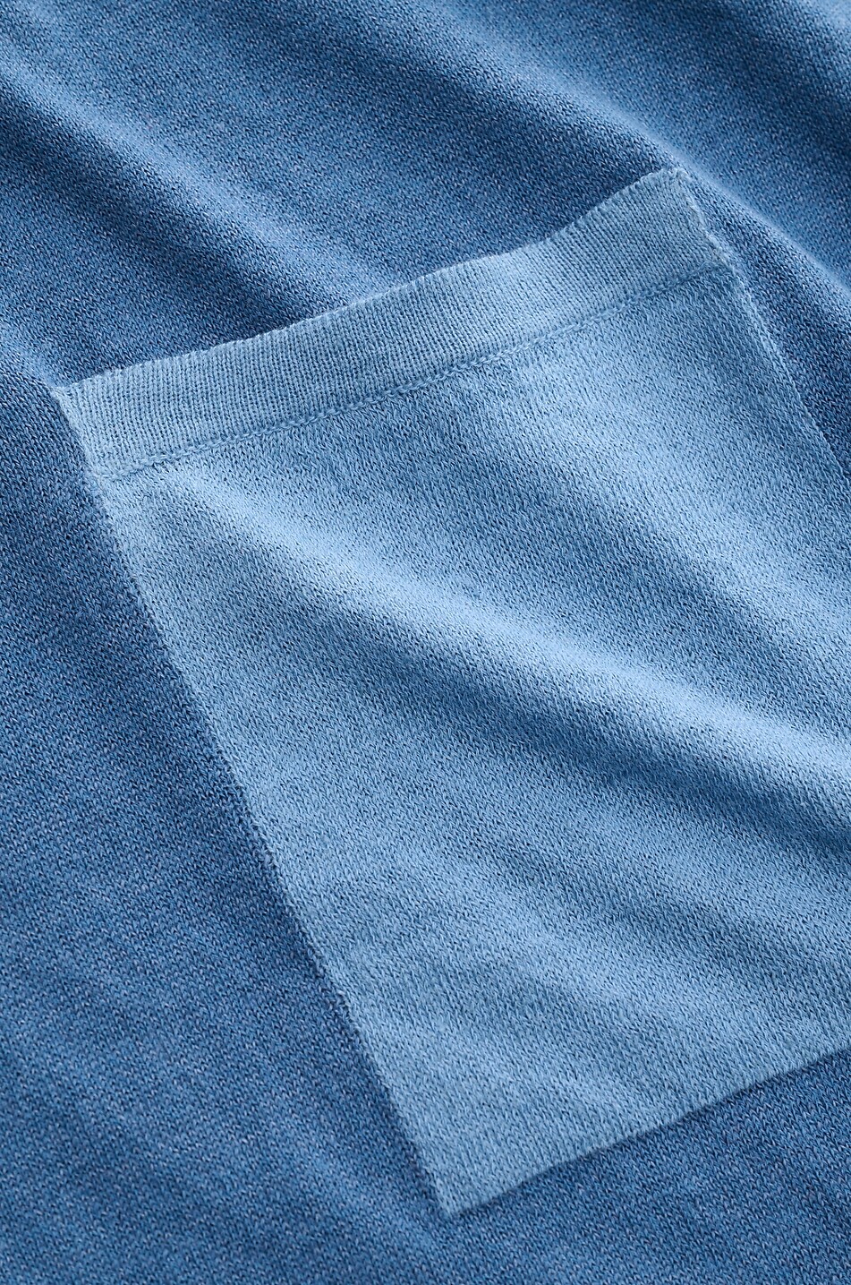 04651/ T-Shirt mit Rundhalsausschnitt aus Leinen und Baumwolle Herren MITTELBLAU 3