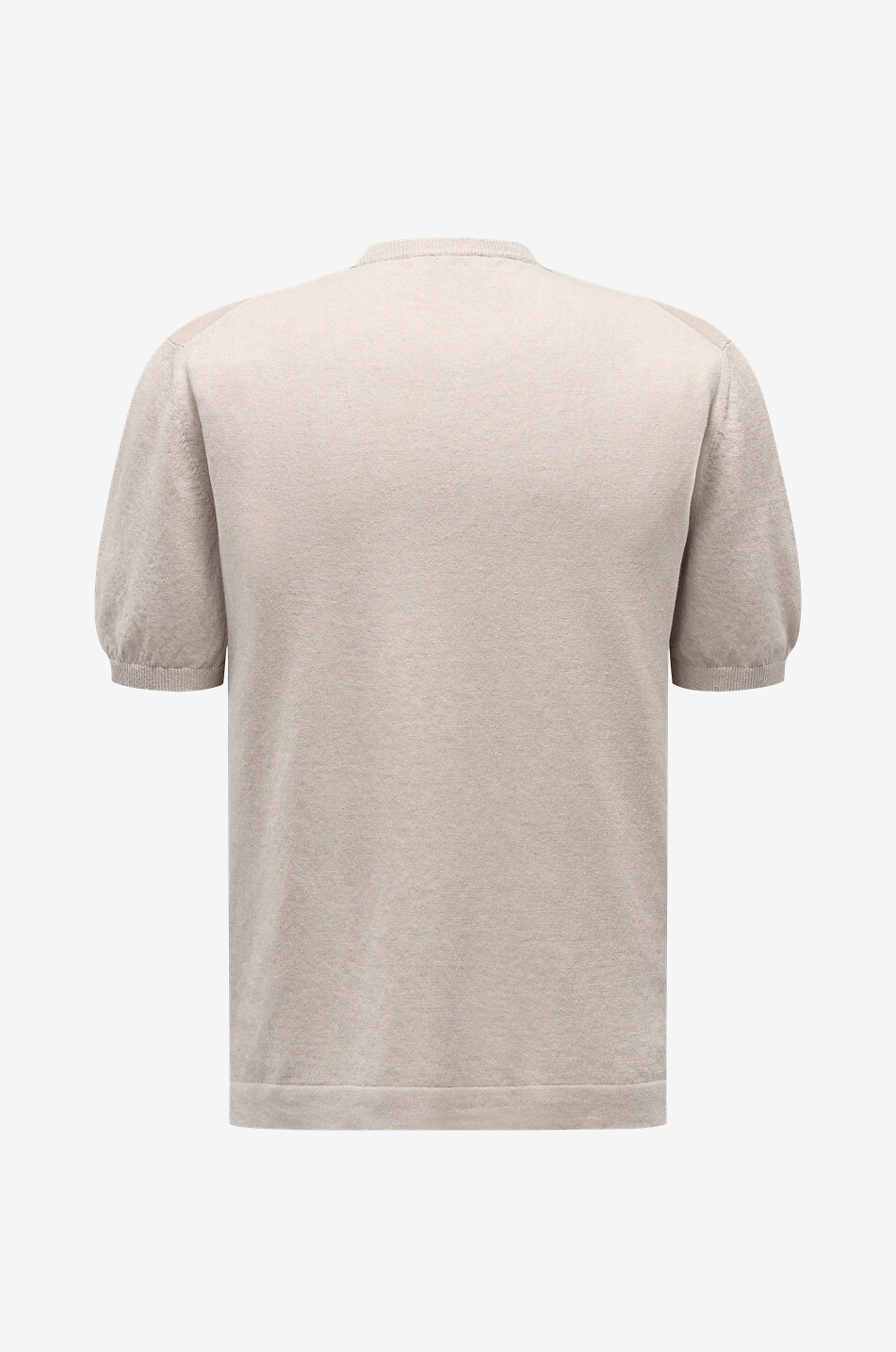 04651/ T-Shirt mit Rundhalsausschnitt aus Leinen und Baumwolle Herren GRAU 2