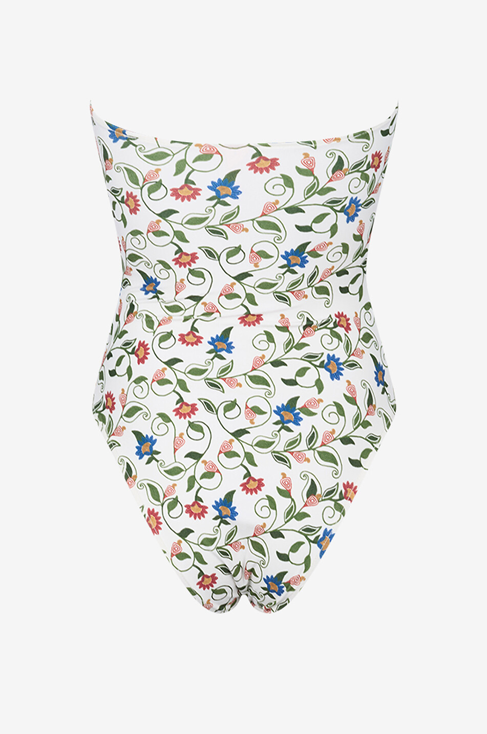 FARM RIO Maillot de bain bustier une pièce floral Stitched Garden Femme MULTICOLORE 2