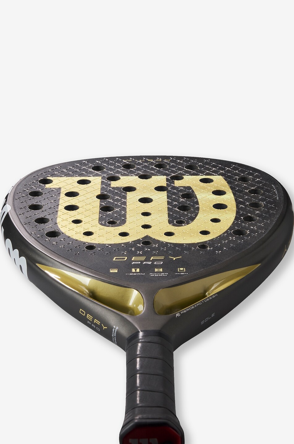 WILSON Raquette de padel Defy Pro V1 Unisexe NOIR 4