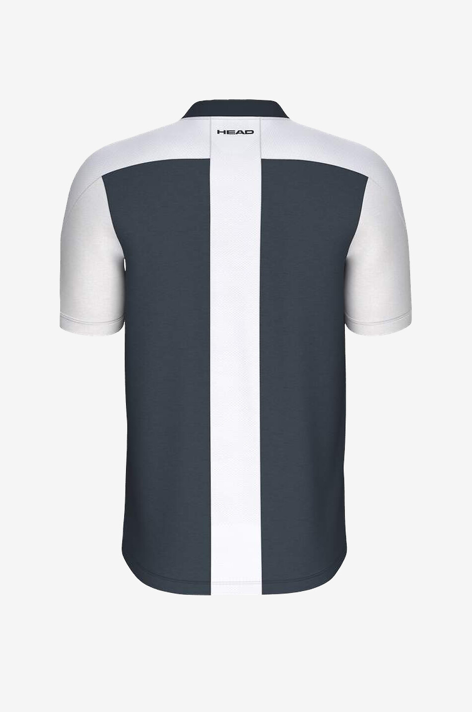 HEAD Polo à col Mao en jersey Play Tech Homme BLEU FONCE 2