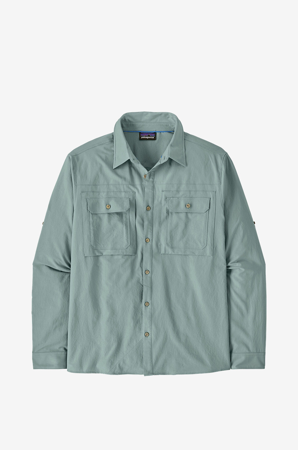 PATAGONIA Self Guided Sun long-sleeved UV protection shirt Men MEDIUM BLUE 1