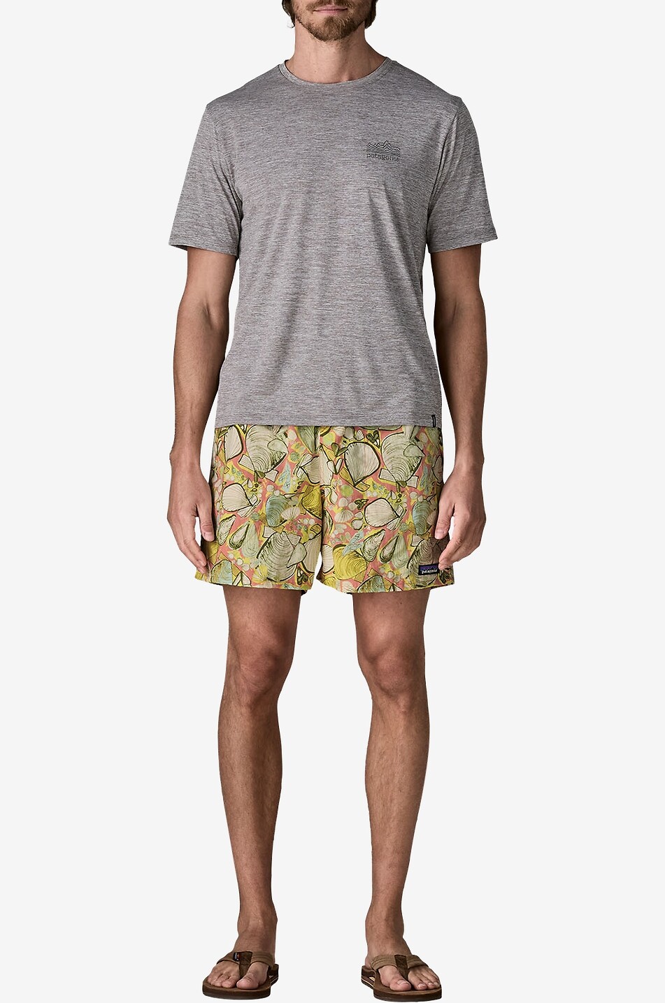 PATAGONIA Baggies embroidered logo swim shorts Men MULTI COLOURED 5