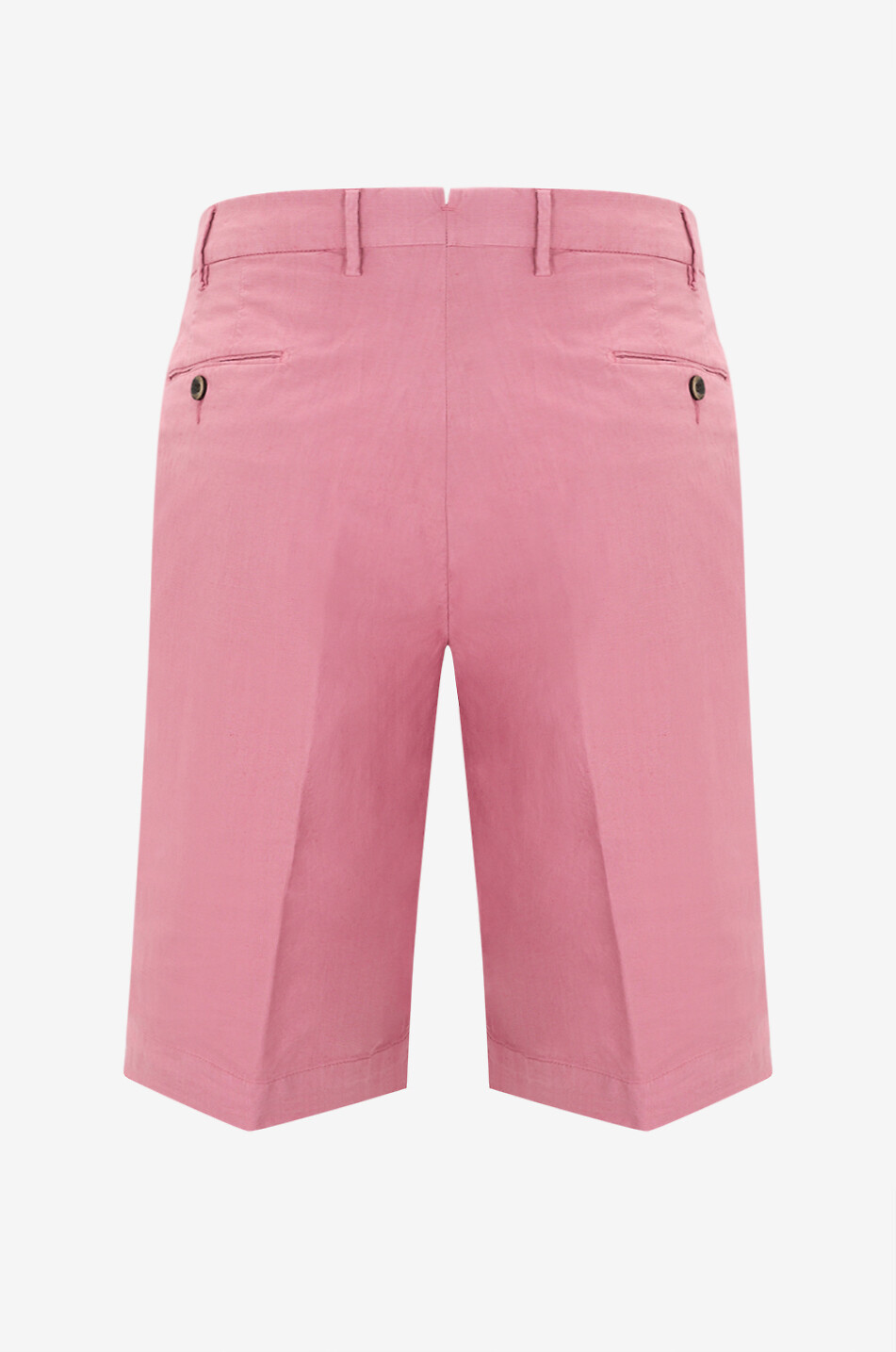 BONGENIE Bermuda shorts in cotton and linen canvas Men PINK 2