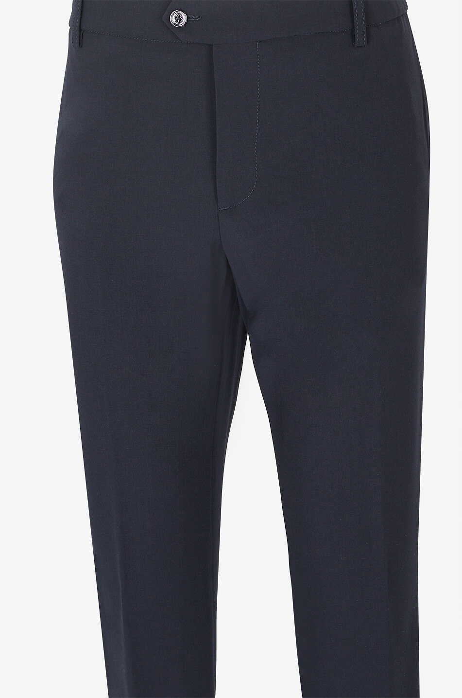 MARCO PESCAROLO Strike blended virgin wool straight trousers Men DARK BLUE 3
