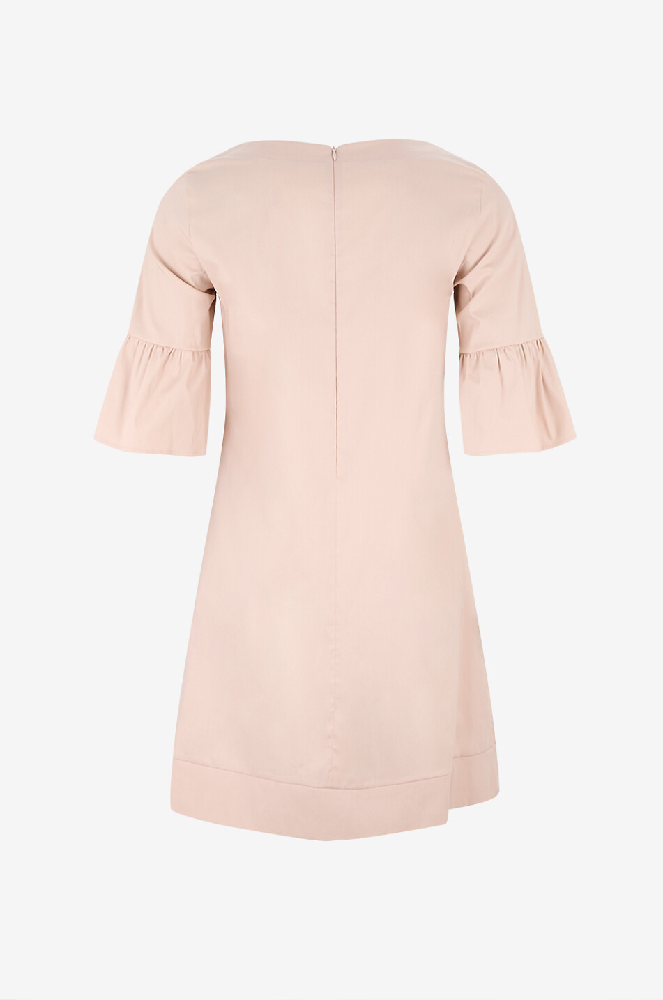 GRAN SASSO Mid-length boatneck dress in cotton blend Women LIGHT PINK 2